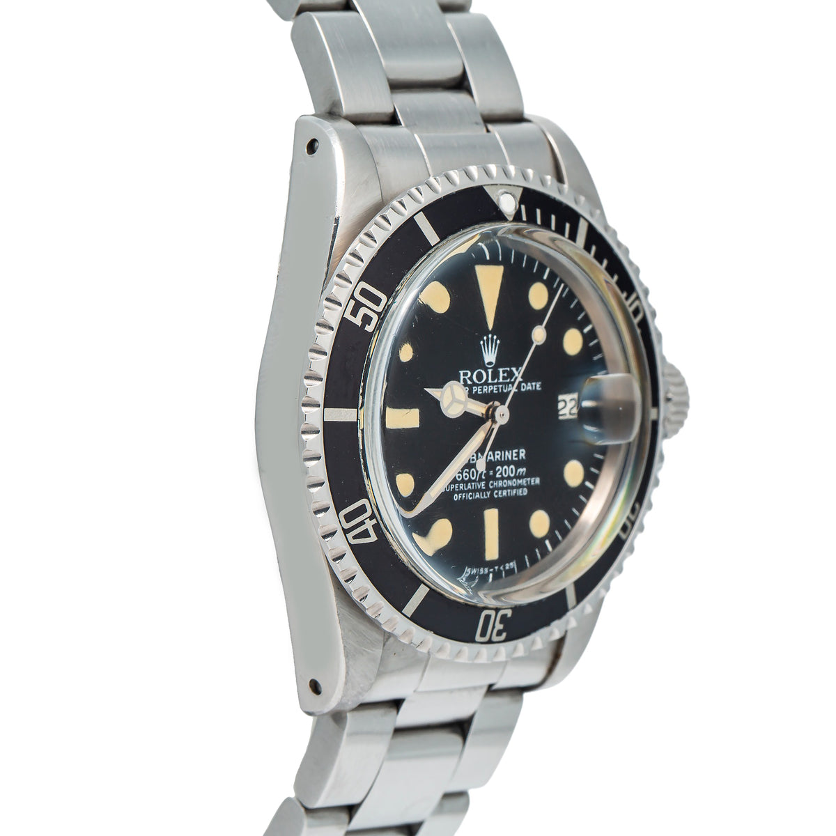 Rolex Submariner 1680 Vintage MINT Patina Matte Dial Automatic Men's Watch 40mm