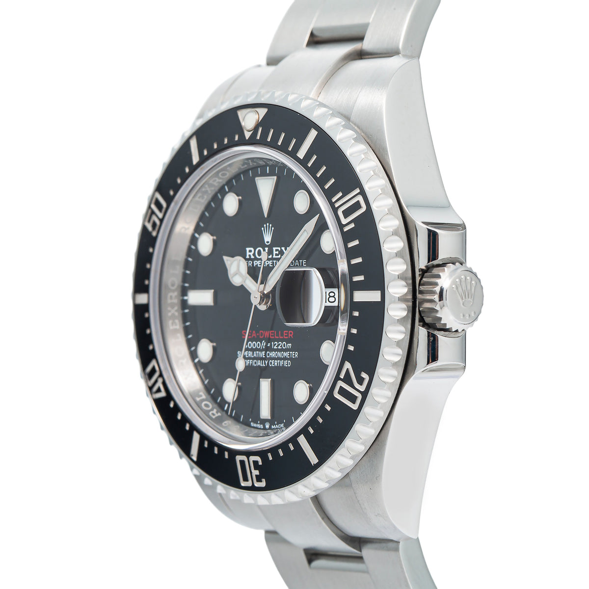 Rolex Red Sea-Dweller 126600 MINT 2019 Complete Stainless Steel Men's Watch 43mm