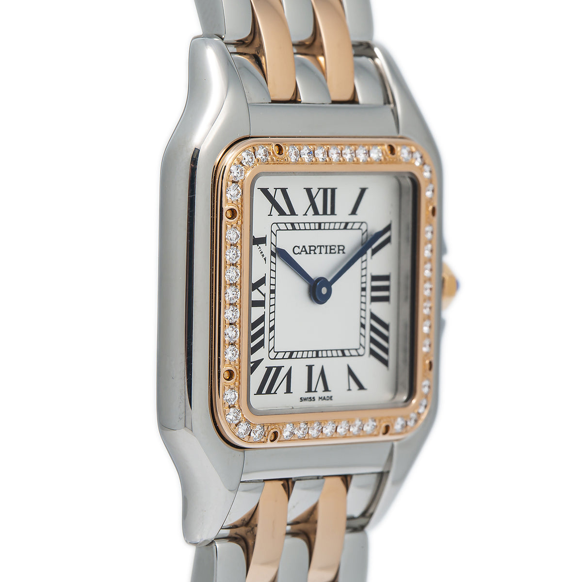 Cartier Panthere 4119 W3PN0007 18k Rose Gold Factory Diamond Quartz Watch 27mm