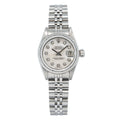 Rolex Date 69160 Jubilee Steel MOP Diamond Dial Automatic Ladies Watch 26mm
