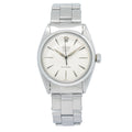 Rolex Oyster Royal Precision 6426 SS Silver Index Dial Manual Unisex Watch 34mm