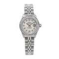 Rolex Date 69160 Jubilee SS MOP Diamond Bezel Index Dial Auto Ladies Watch 26mm