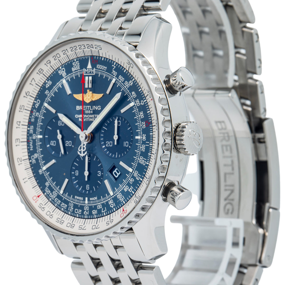 Breitling Navitimer AB012721 Complete 2018 Stainless Blue Dial Men's 46mm