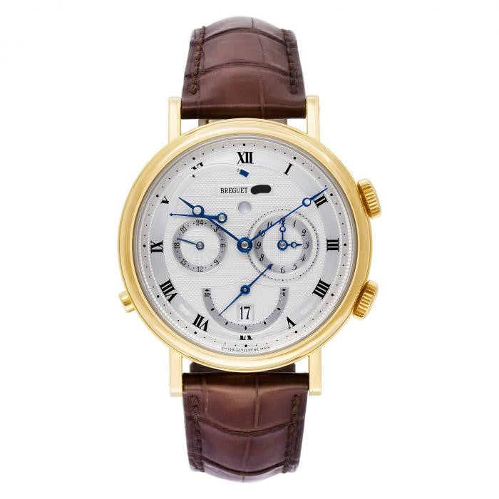 Breguet Classique Alarm Le Reveil du Tsar 5707bA 18k YG Auto Men's Watch 39mm