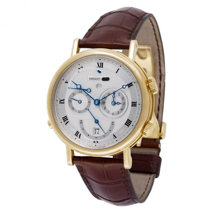 Breguet Classique Alarm Le Reveil du Tsar 5707bA 18k YG Auto Men's Watch 39mm