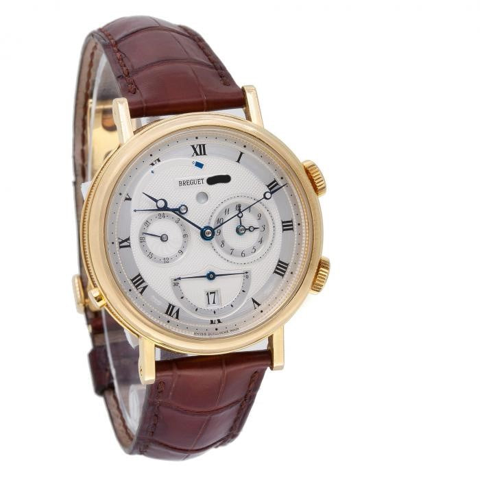 Breguet Classique Alarm Le Reveil du Tsar 5707bA 18k YG Auto Men's Watch 39mm