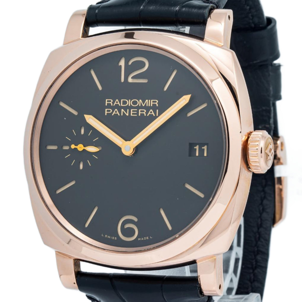 Panerai Radiomir 1940 3 Days PAM00515 18k Rose Gold Manual Winding Watch 47mm