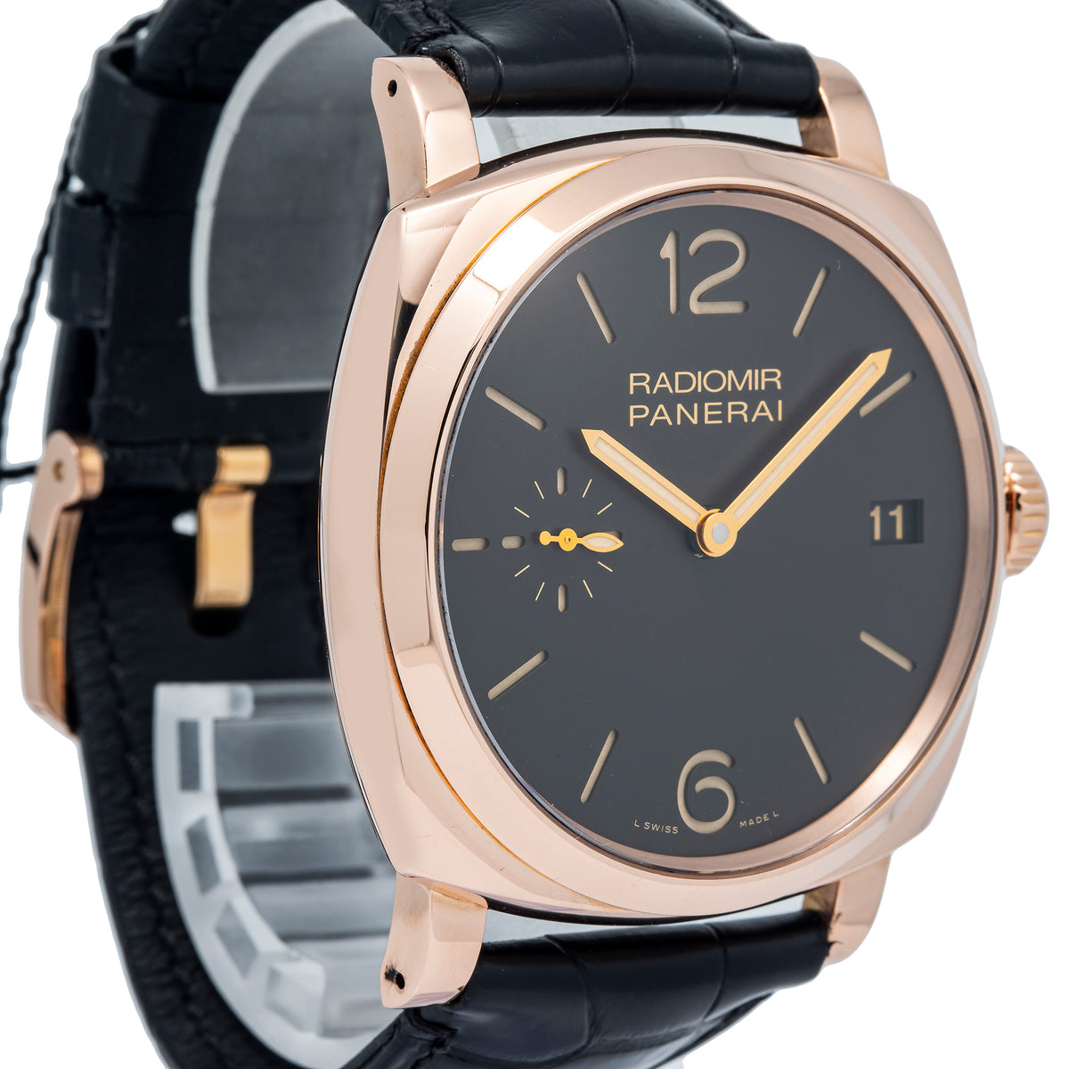 Panerai Radiomir 1940 3 Days PAM00515 18k Rose Gold Manual Winding Watch 47mm