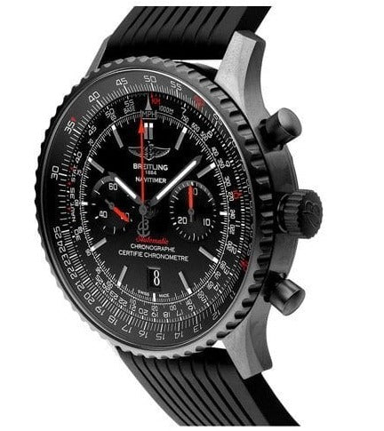 Breitling Navitimer MB0128 Limited Edition 2017 MINT Black Steel Watch 46mm