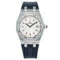 Audemars Piguet Royal Oak 67621st Steel Diamond Bezel Quartz Ladies Watch 33mm