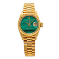 Rolex Datejust 6917 President Malachite Dial Unpolished 1983 Papers Ladies 26mm