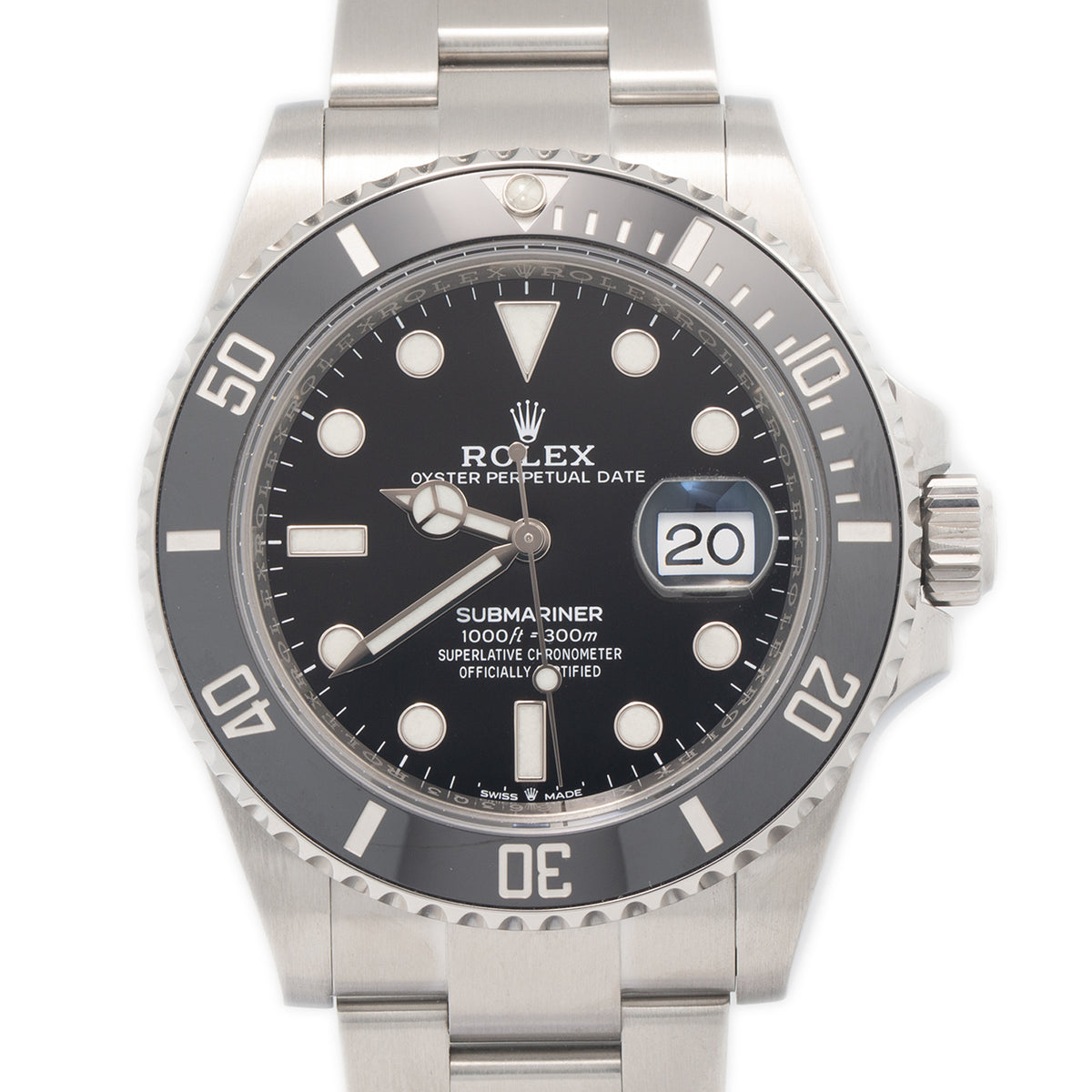 Rolex Submariner 126610LN NEW 2023 Complete StainlessSteel Black Dial Watch 41mm