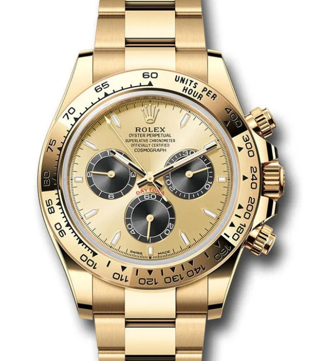Rolex Daytona 126508 NEW 2024 Complete 18k Gold Champagne Dial Watch 40mm