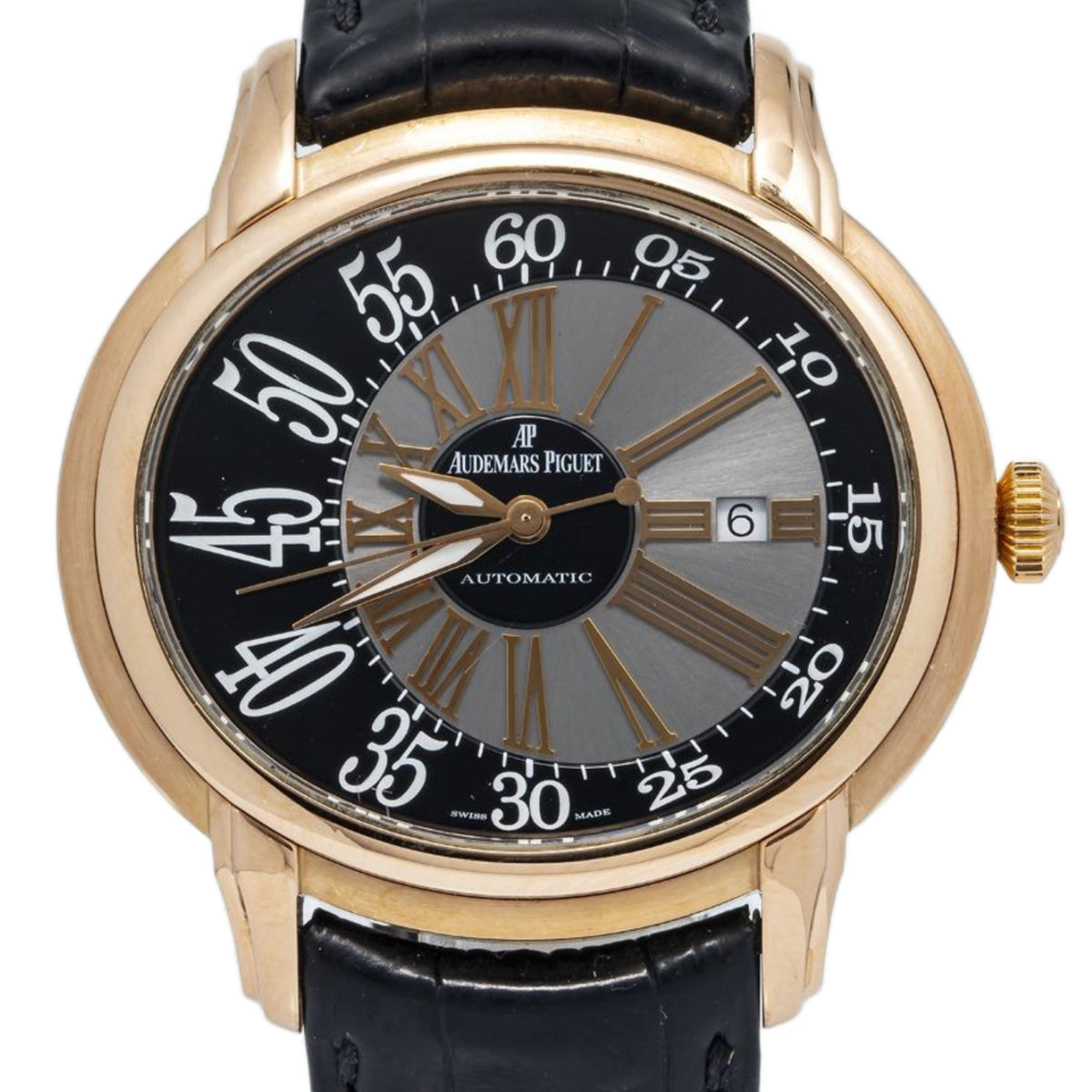 Audemars Piguet Millenary 15320OR 2010 B/P 18K Rose Gold Auto Men's Watch 45mm