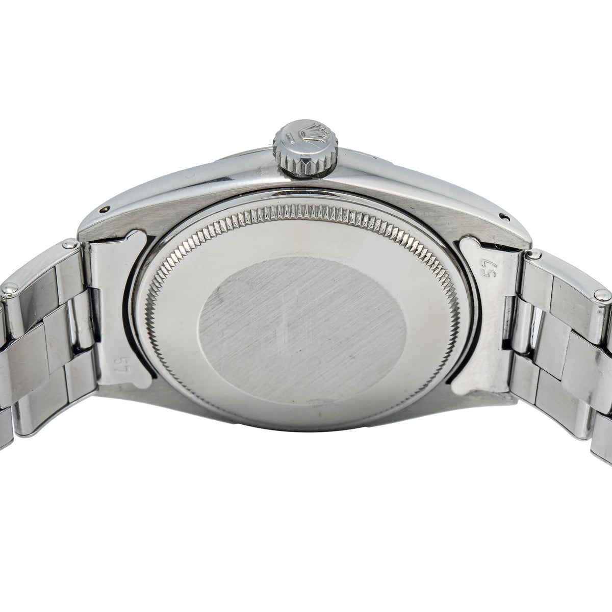 Rolex Oyster Perpetual Date 1500 Alpha Hands Stainless Champagne Dial Auto 34mm