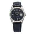 Rolex DateJust 6605 Vintage Stainless Black Matte Dial Auto Men's Watch 36mm