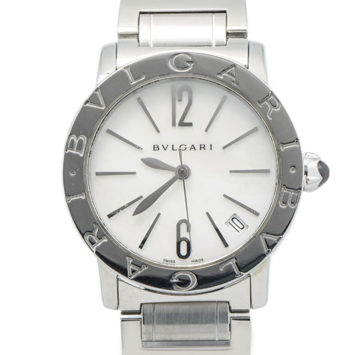 BVLGARI Bvlgari BBL 33 S Stainless Steel MOP Dial Quartz Ladies Watch 33mm