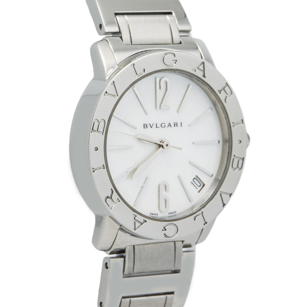 BVLGARI Bvlgari BBL 33 S Stainless Steel MOP Dial Quartz Ladies Watch 33mm