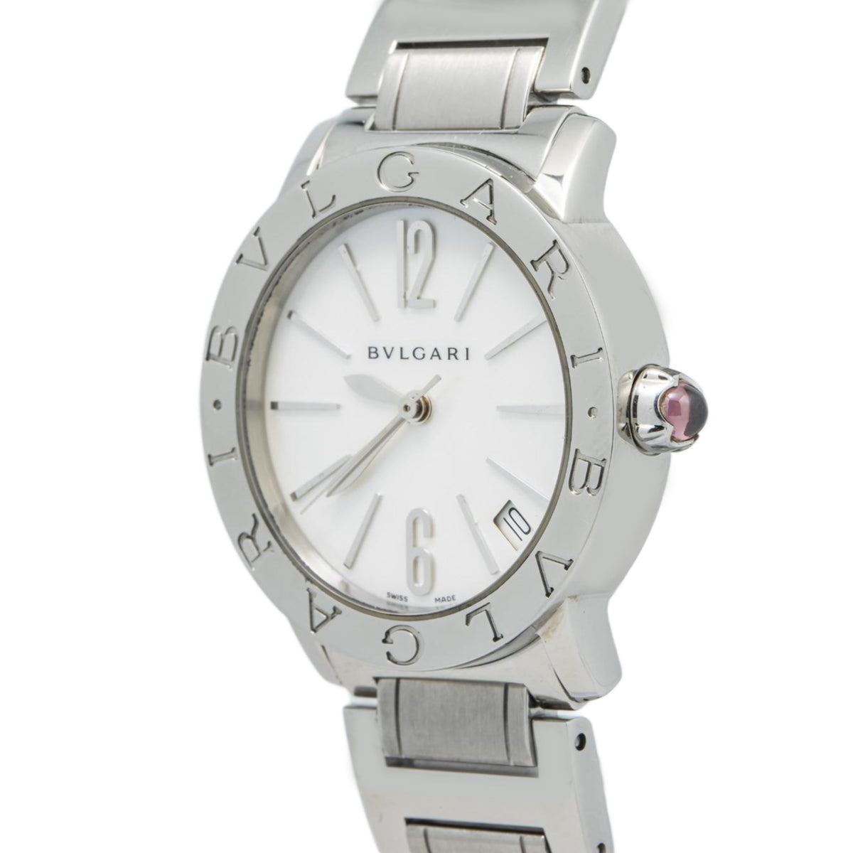 BVLGARI Bvlgari BBL 33 S Stainless Steel MOP Dial Quartz Ladies Watch 33mm