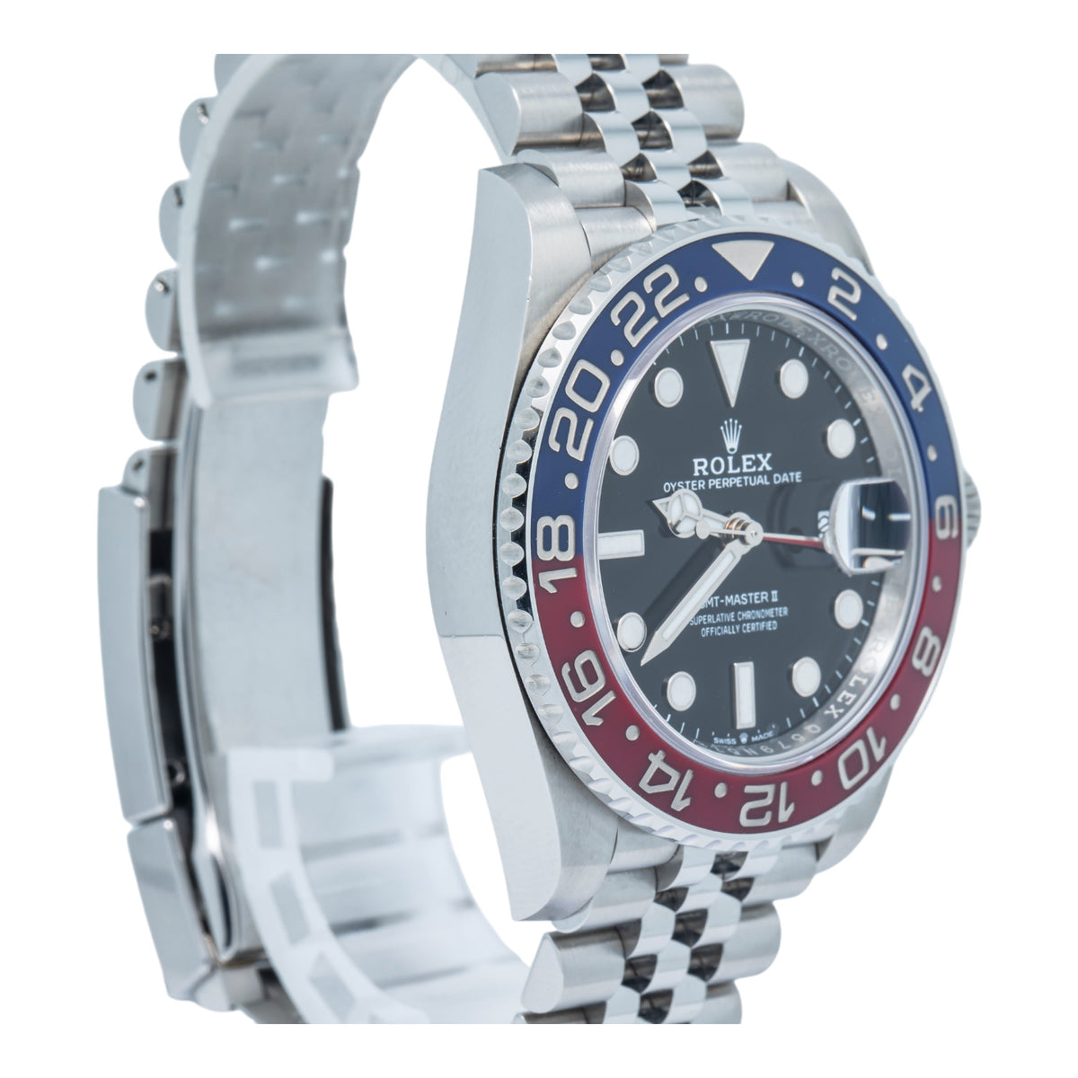 Rolex GMT-Master II 126710BLRO 2023 Complete NEW Jubilee SS Men's Watch 40mm