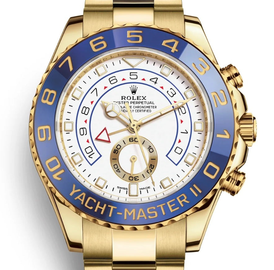 Rolex Yacht-Master II 116688 2023 NEW Complete Mercedes Hand 18k Men Watch 44mm
