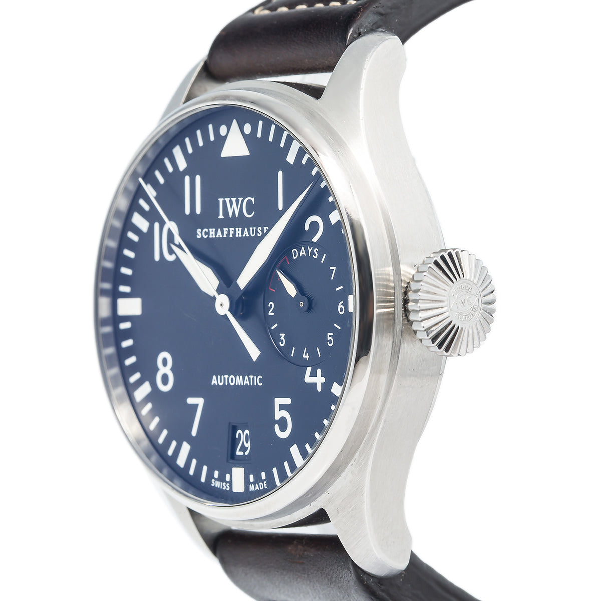 IWC Big Pilot IW500401 2009 Card Stainless Steel Black Dial Date Auto Mens 46mm