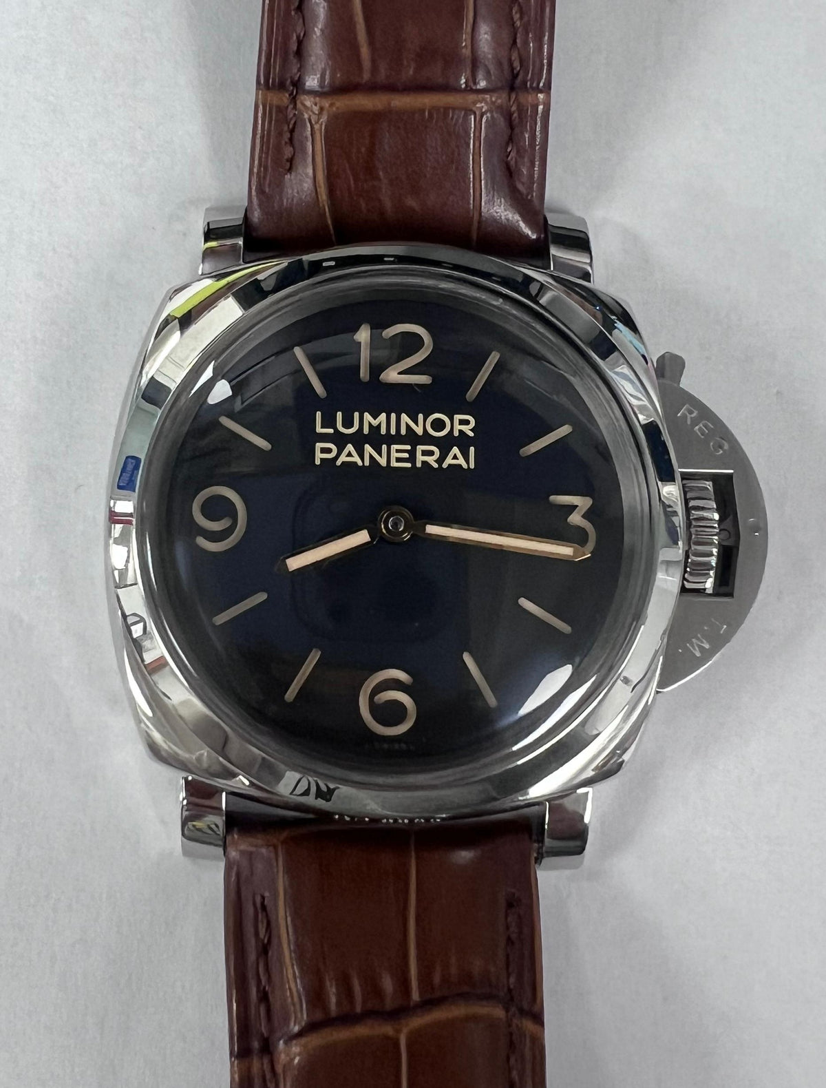 Panerai Luminor PAM00372 Box & Paper 2014 MINT Stainless Manual Men's 47mm