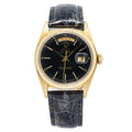 Rolex Day-Date 1803 18k Yellow Gold Black Index Dial Automatic Unisex watch 36mm