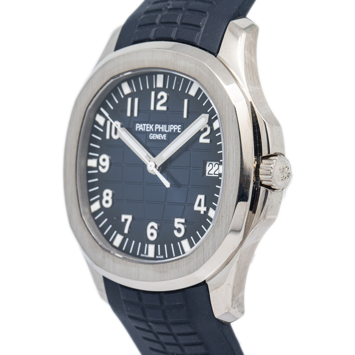 Patek Philippe Aquanaut 5168G-001 2023 Complete 18K WG Blue Dial Auto Men 42mm