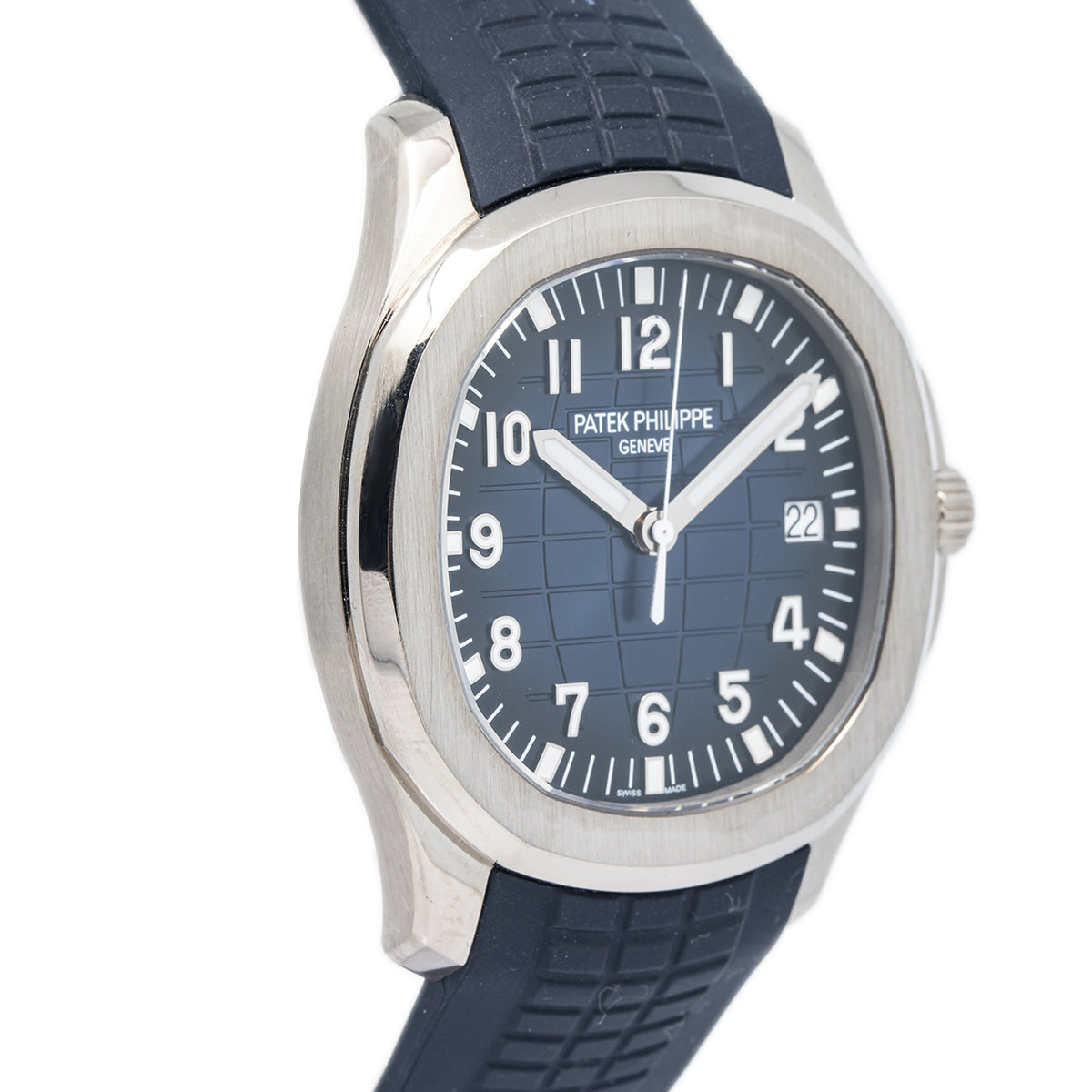 Patek Philippe Aquanaut 5168G-001 2023 Complete 18K WG Blue Dial Auto Men 42mm