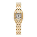 Cartier Panthere Mini 2360 WF3141B9 18k YG Factory Diamond Ladies Watch 17mm