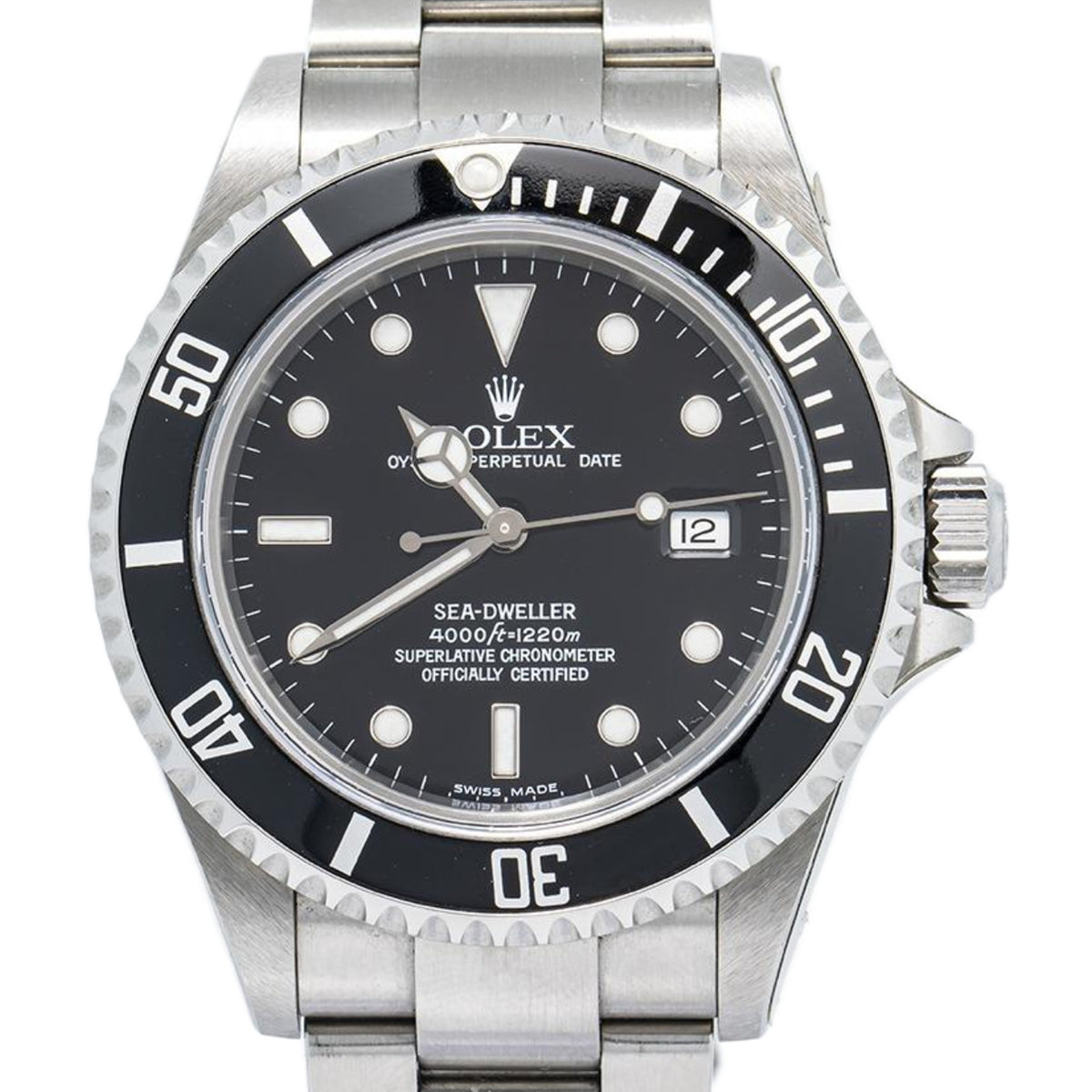 Rolex Sea-Dweller 16600T NEW Condition W/Box SS Black Dial Auto Men's Watch 40mm