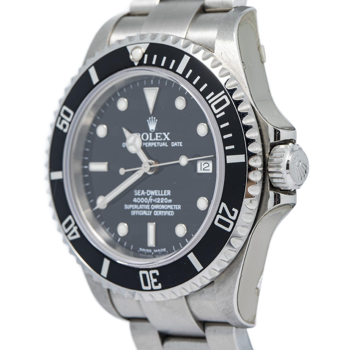 Rolex Sea-Dweller 16600T NEW Condition W/Box SS Black Dial Auto Men's Watch 40mm