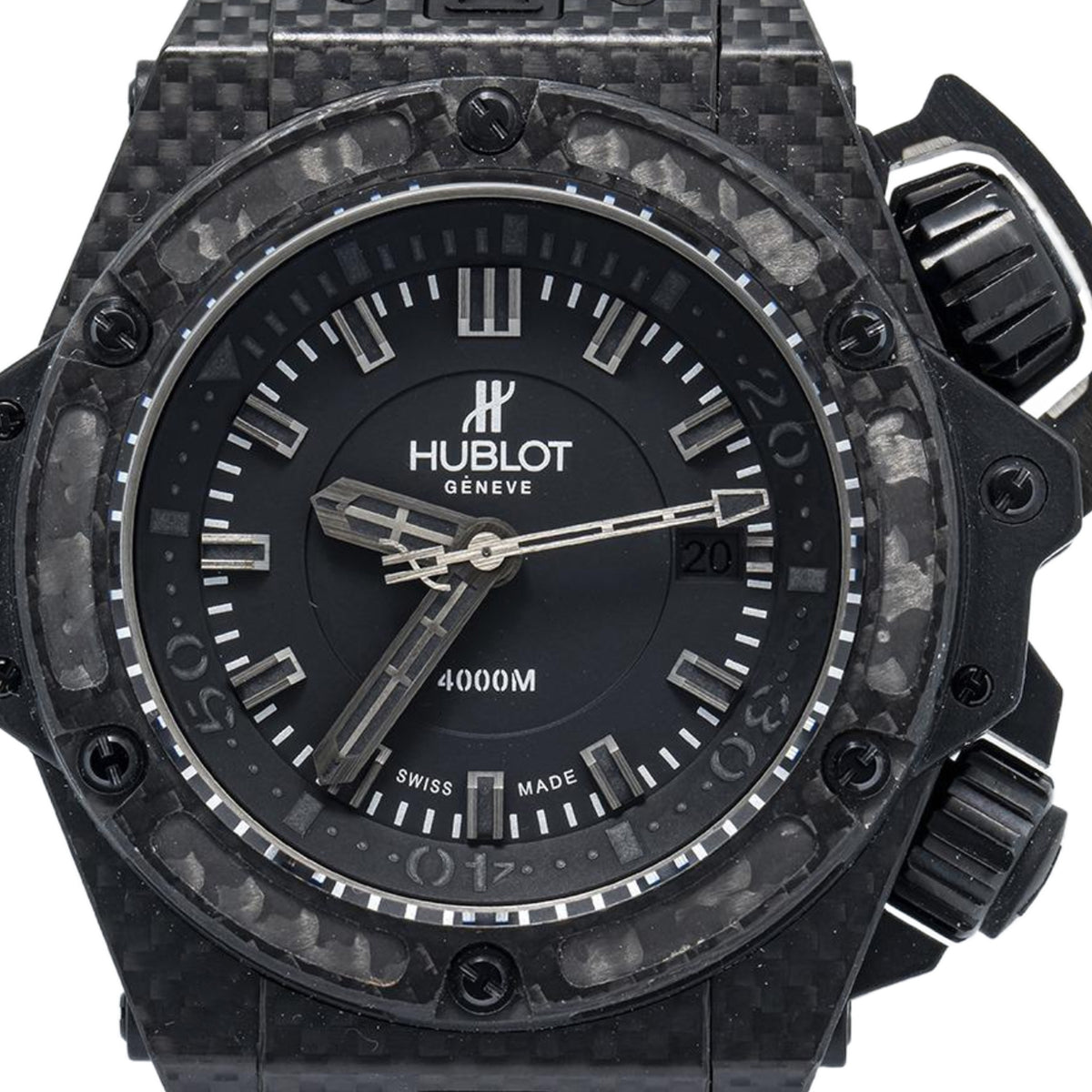 Hublot King Power Oceanographic 731.QX.1140.RX Carbon Black Dial Auto Men 48mm