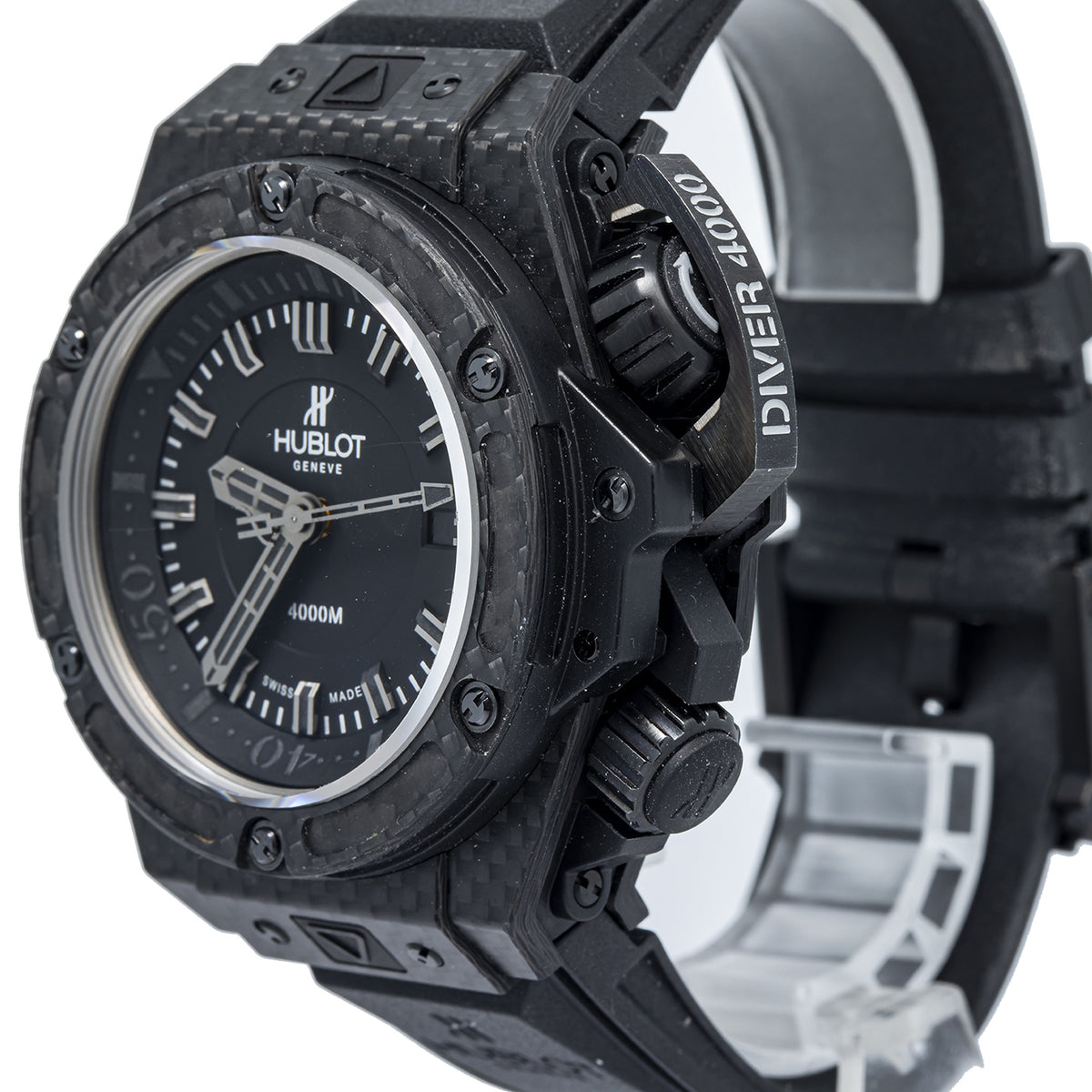 Hublot King Power Oceanographic 731.QX.1140.RX Carbon Black Dial Auto Men 48mm