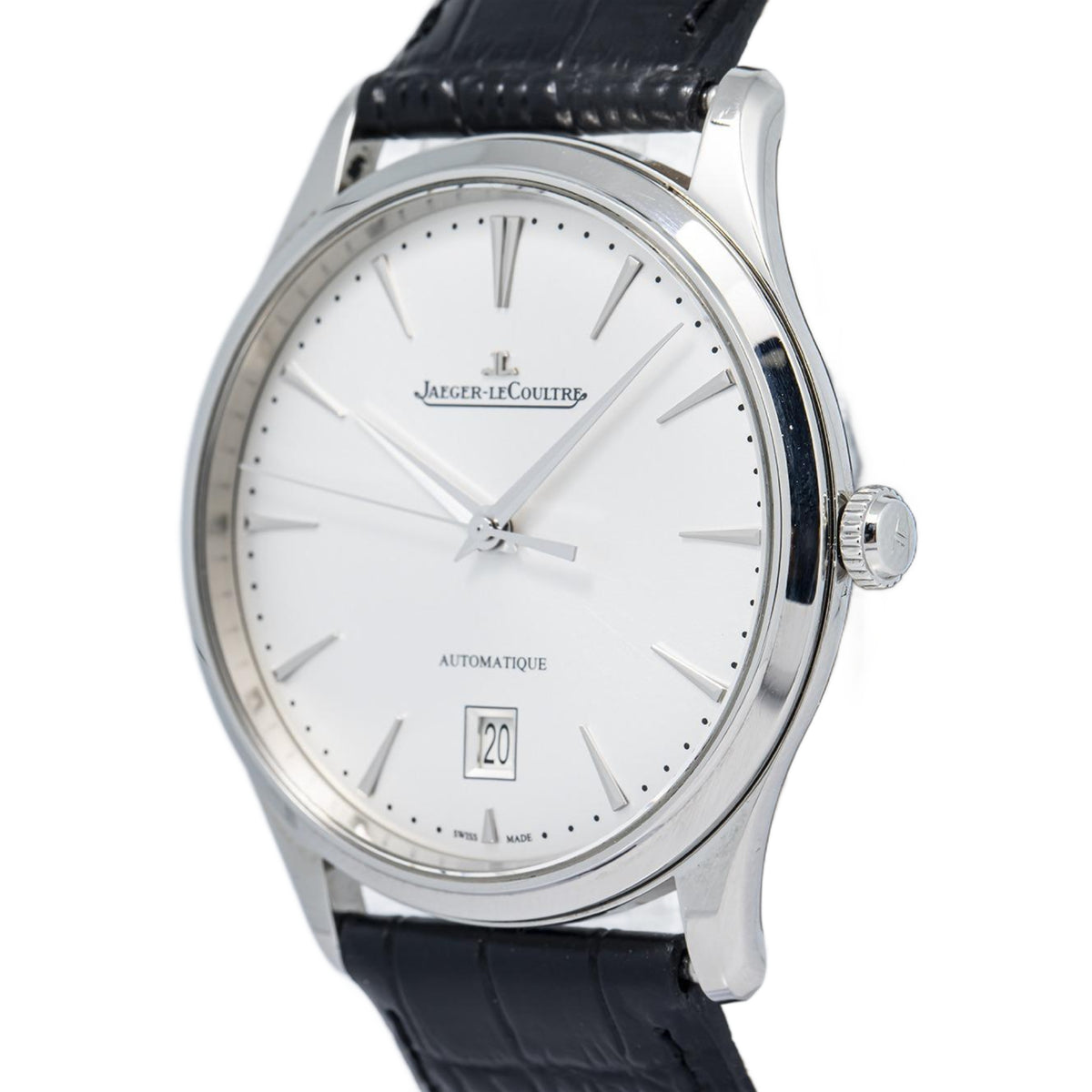 Jaeger Lecoultre Master Ultra Thin Date 109.8.37.S Q1238420 SS Auto Men's 39mm