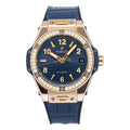 Hublot Big Bang OneClick 465.OX.7180.LR.1204 Rose Factory Diamond Blue Dial 39mm