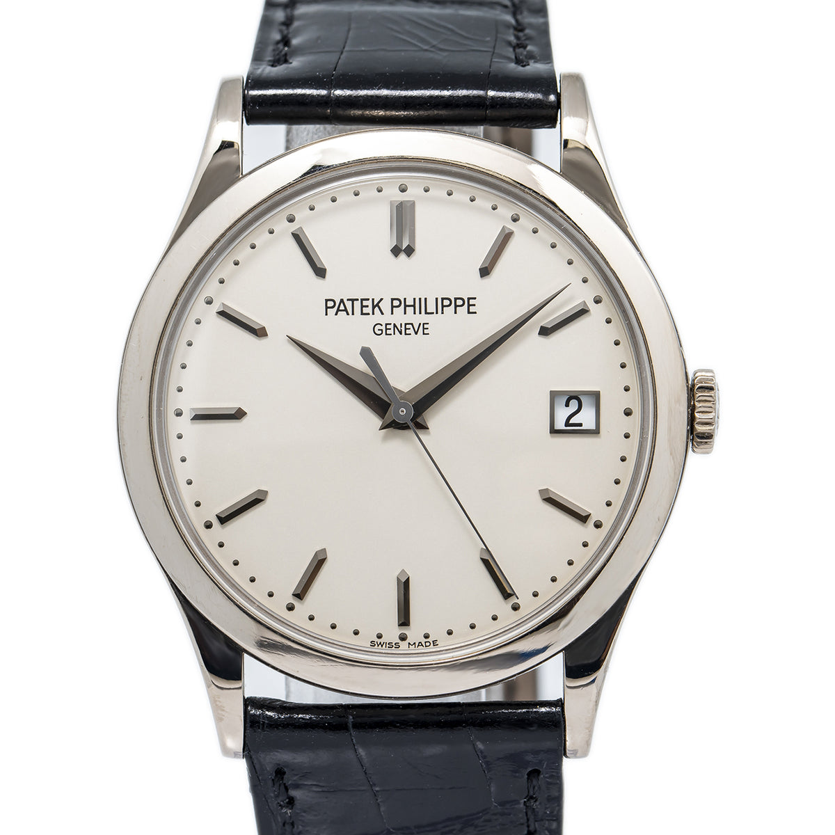 Patek Philippe Calatrava 5296G-010 W/Archive 18k White Gold Auto Unisex 38mm