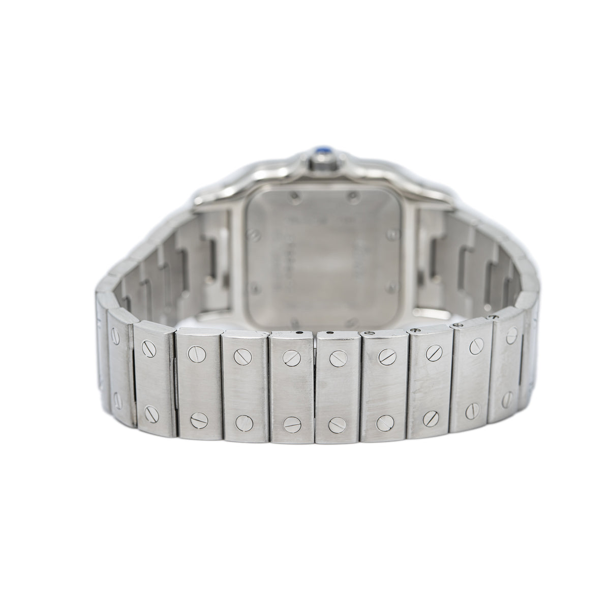 Cartier Santos Galbee 2319 W20040D6 Silver Dial Hidden Clasp Auto Unisex 29mm