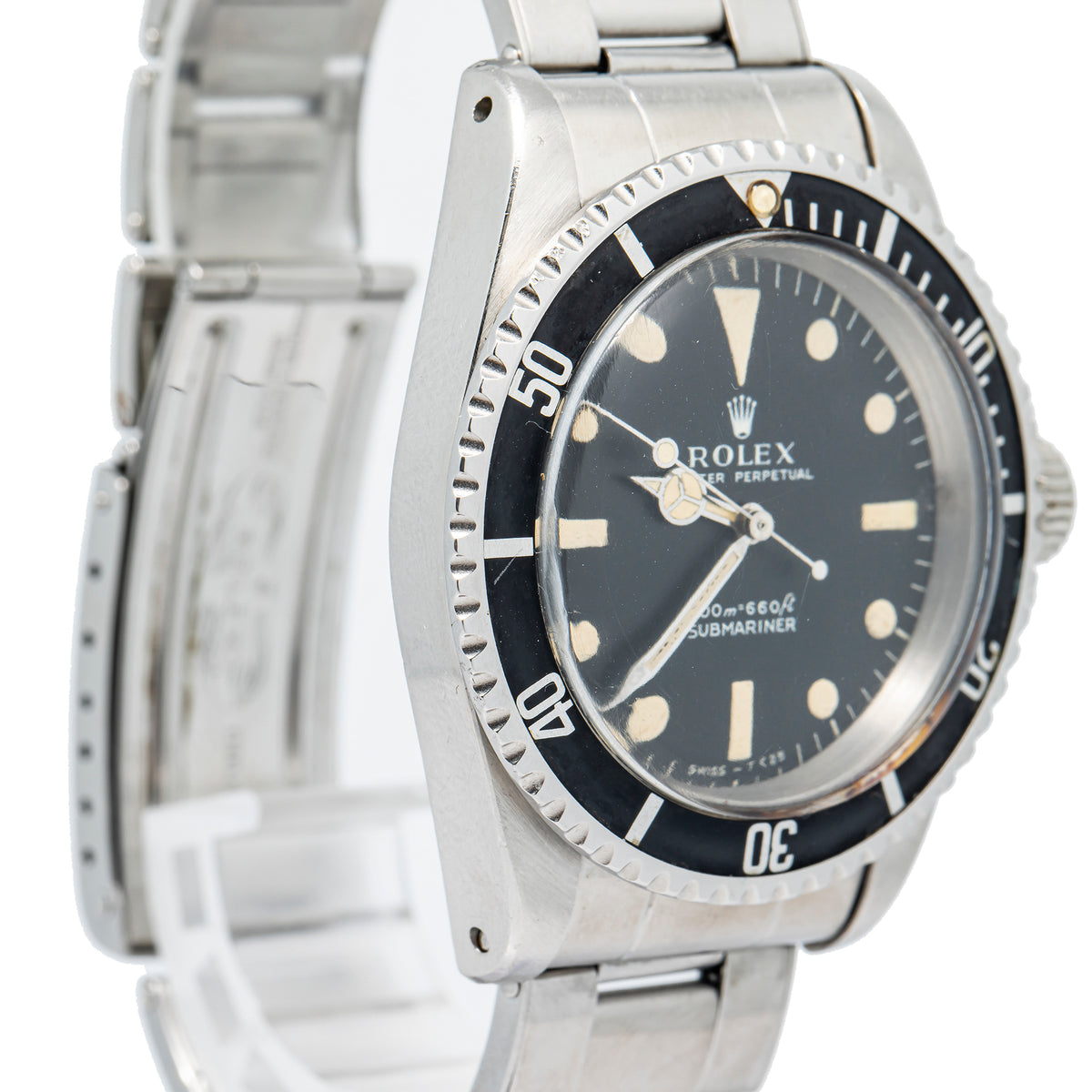 Rolex Submariner 5513 VINTAGE Meters First 1968 Matte Dial Automatic Men's 40mm
