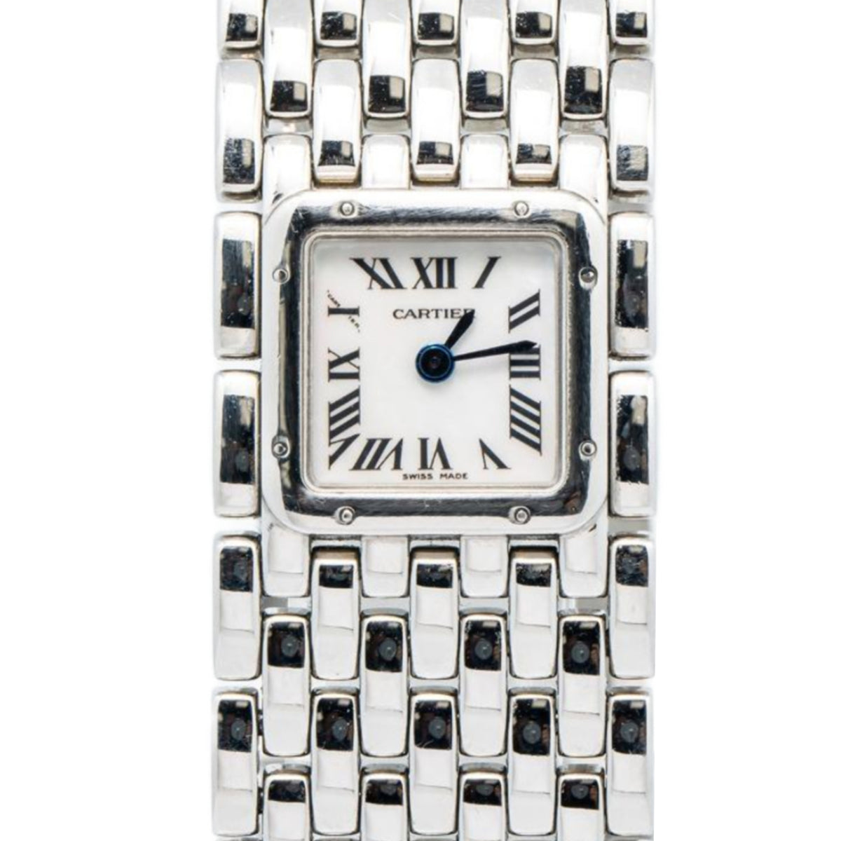 Cartier Panthere Ruban 2420 W61001T9 Mother of Pearl Dial Quartz Ladies 21mm