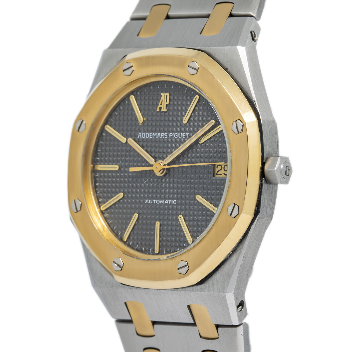 Audemars Piguet Royal Oak 4100SA 18k Yellow Gold Two Tone Auto Men's Watch 36mm