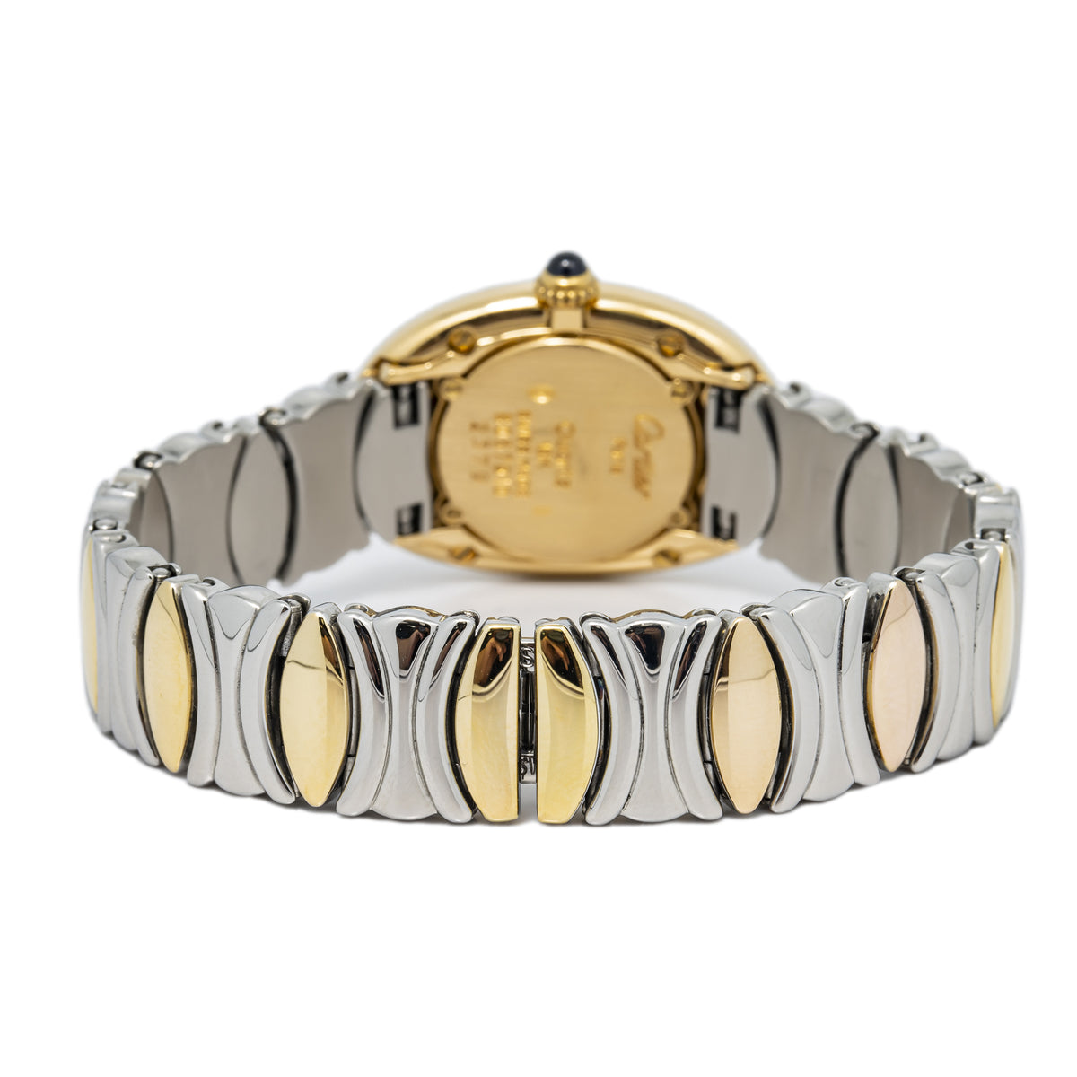 Cartier Baignoire 8057910 W40002F2 18K Two Tone Yellow Gold Quartz Lady 22mm