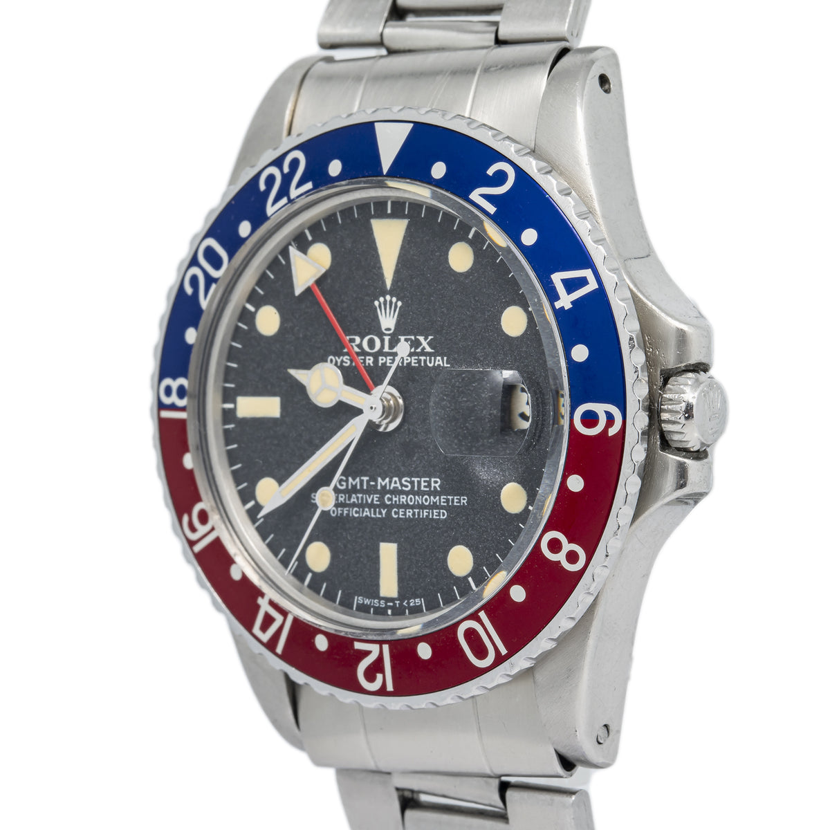 Rolex GMT Master Rare 1675 Pepsi 5.3 Million Papers Mark 4 Automatic Men's 40mm