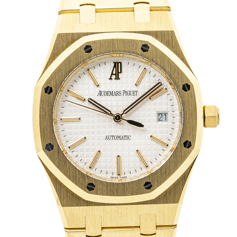 Audemars Piguet Royal Oak 15300BA 18K Yellow Gold Automatic Men's Watch 39mm