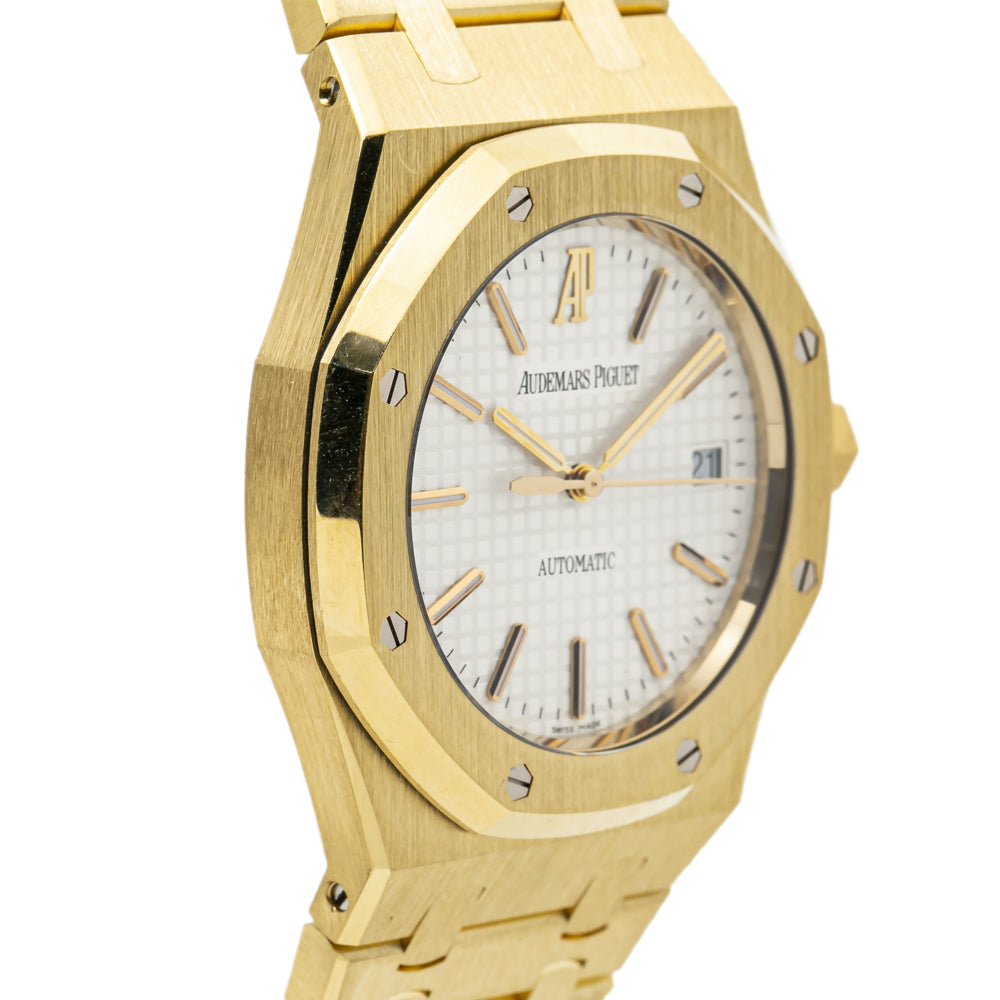 Audemars Piguet Royal Oak 15300BA 18K Yellow Gold Automatic Men's Watch 39mm