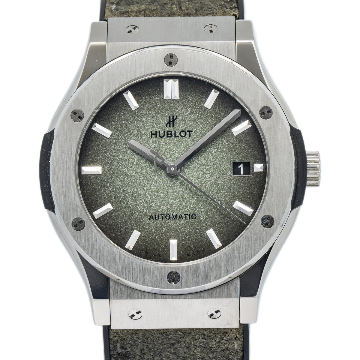 Hublot Classic Fusion 511.NX.6610.VR w/Paper Special Edition Titanium Auto 45mm