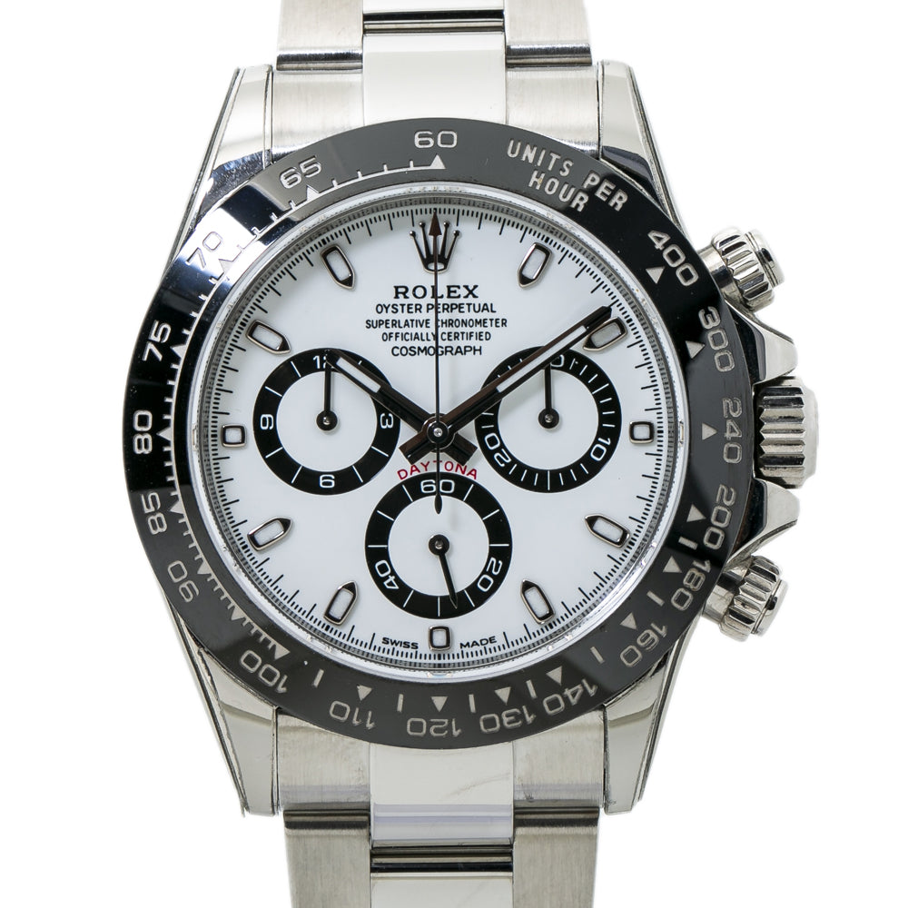 Rolex Daytona 116500LN 2023 New B/P Oyster Ceramic White Dial Men's Watch 40mm