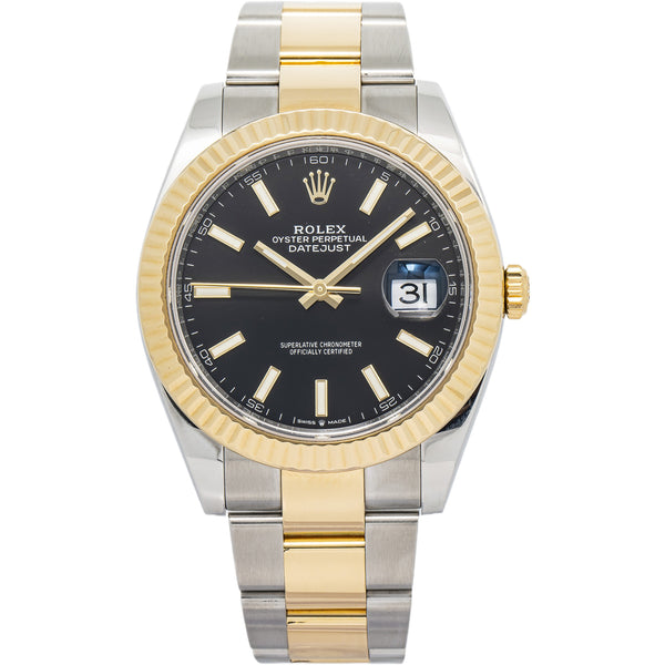 るつ様 Rolex Datejust 126333 2021 Box/Paper 18K YG Two Tone Oyster