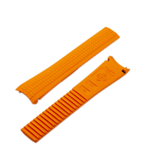 Patek Philippe 5968A Original H970.2608.OT NEW Rubber Strap Orange for Aquanaut